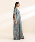 2 Piece - Printed Satin Suit